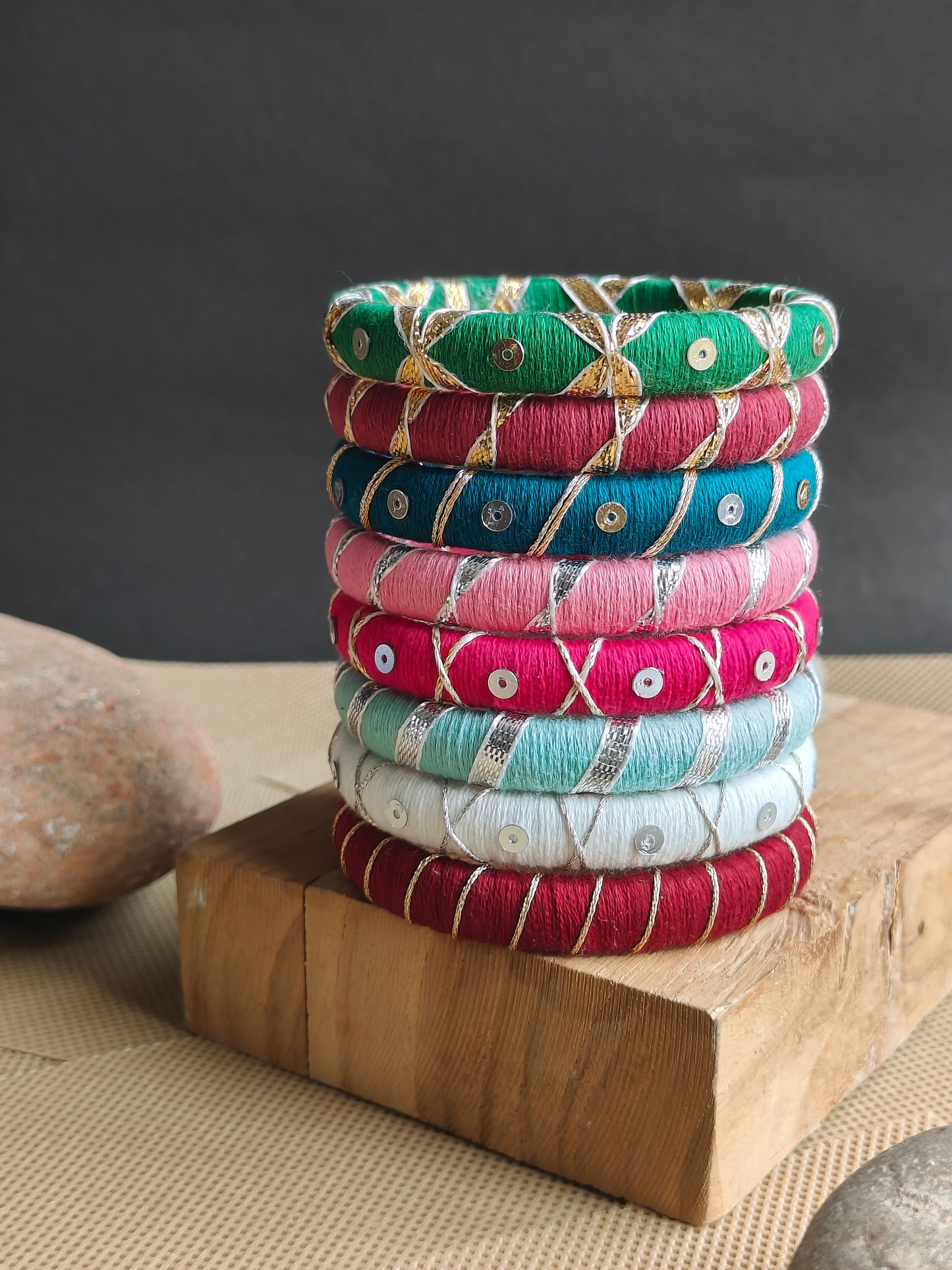 Rainbow Bangle Set