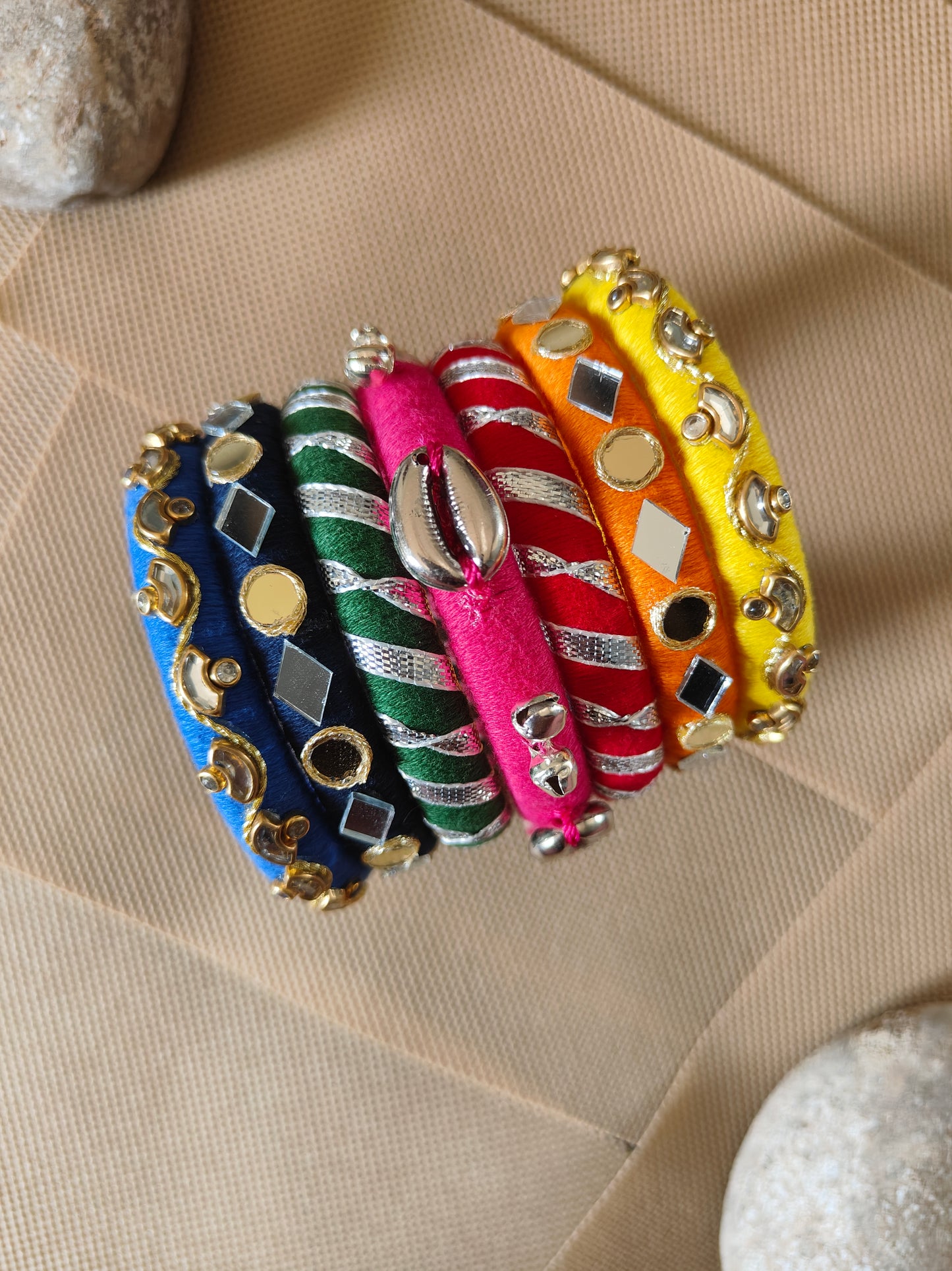 Mirror Gota Bangles