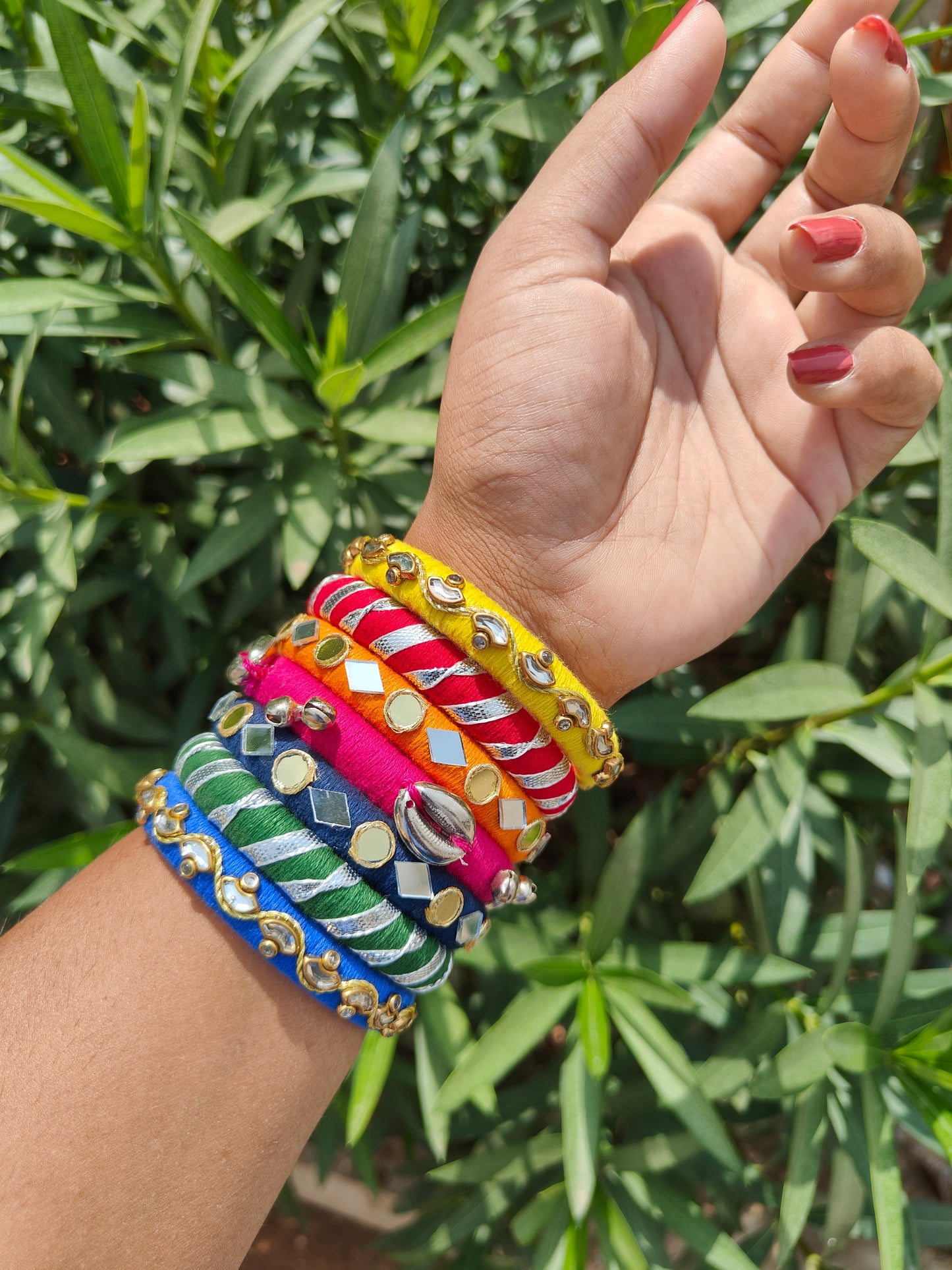 Mirror Gota Bangles