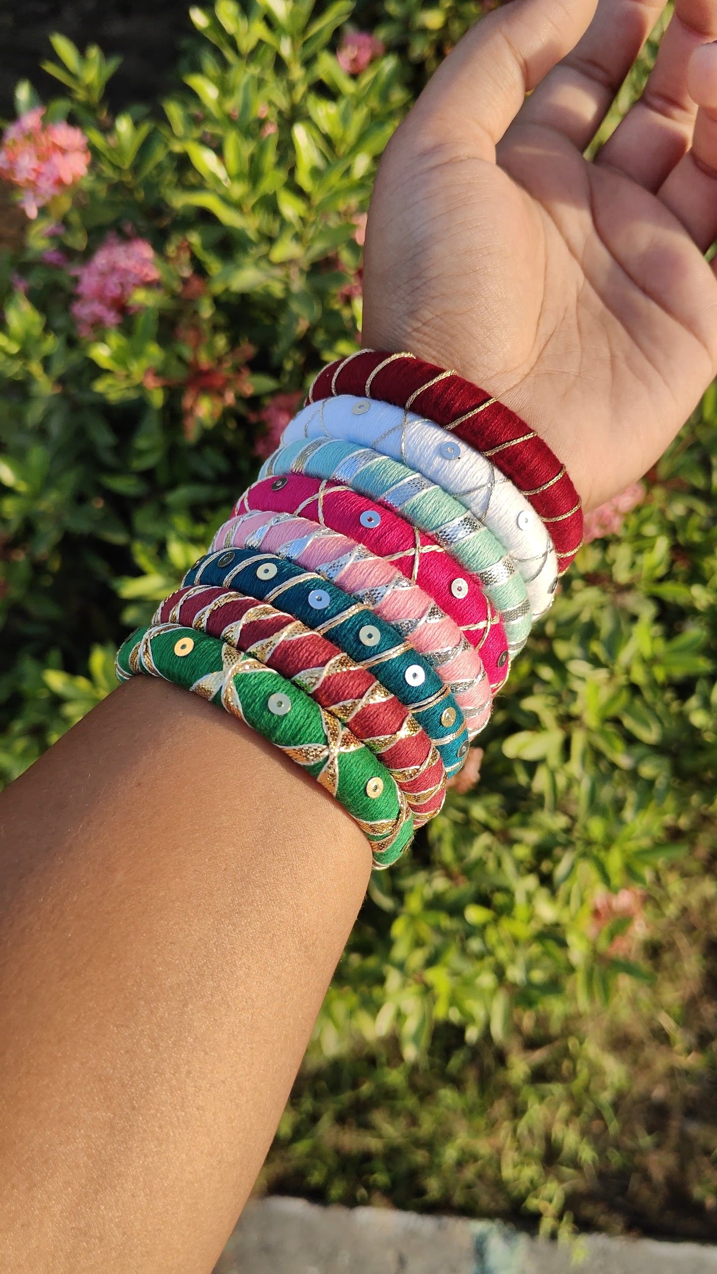 Rainbow Bangle Set