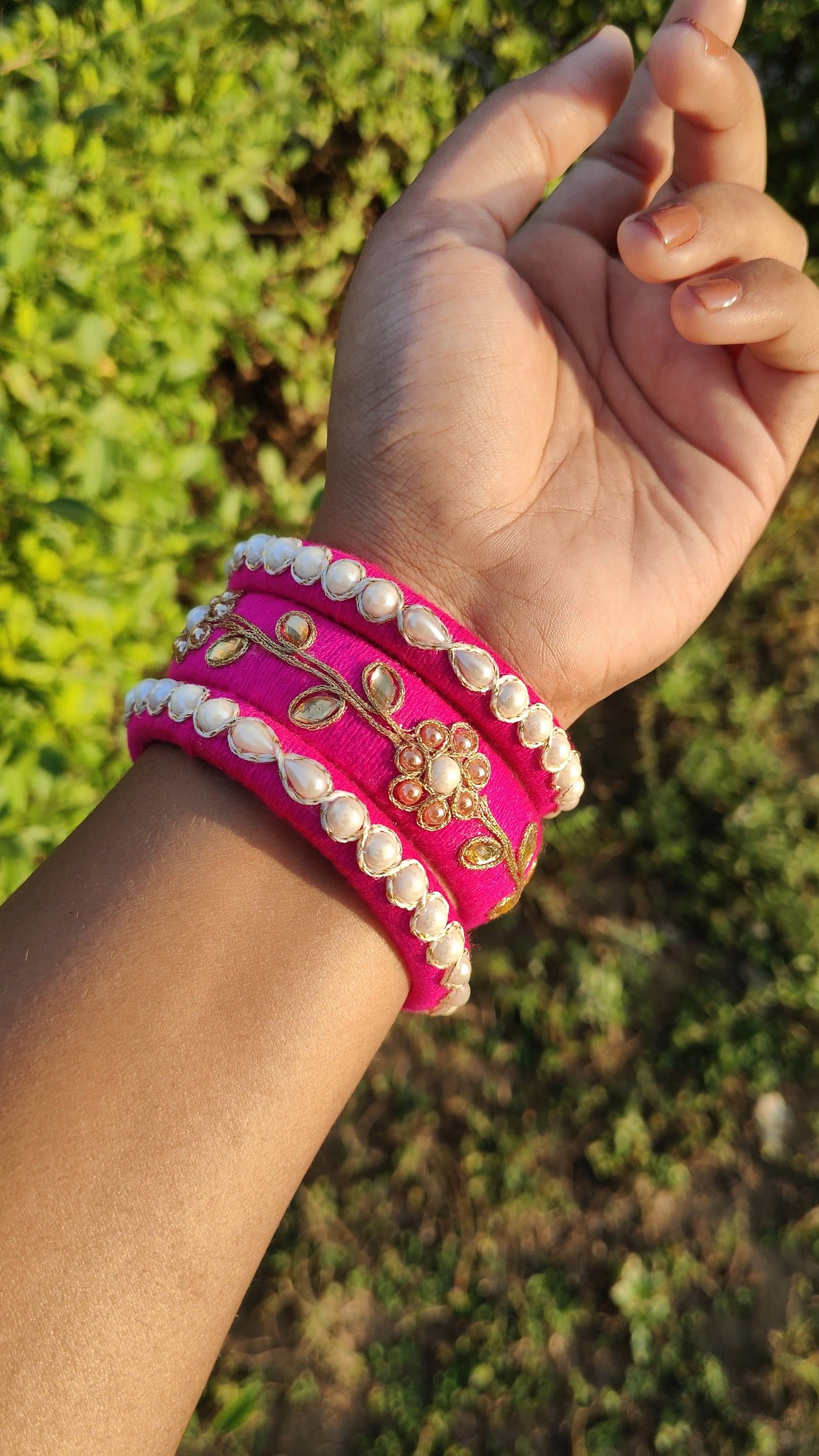 Gulaab Bangle Set
